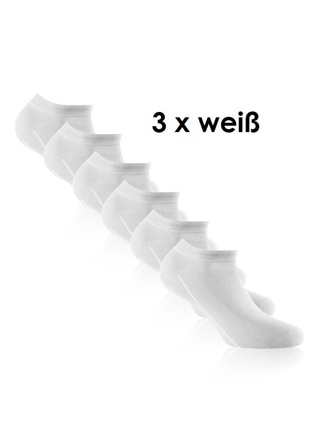 Rohner Basic Herren Unisex Socken Sneaker 3 Paar