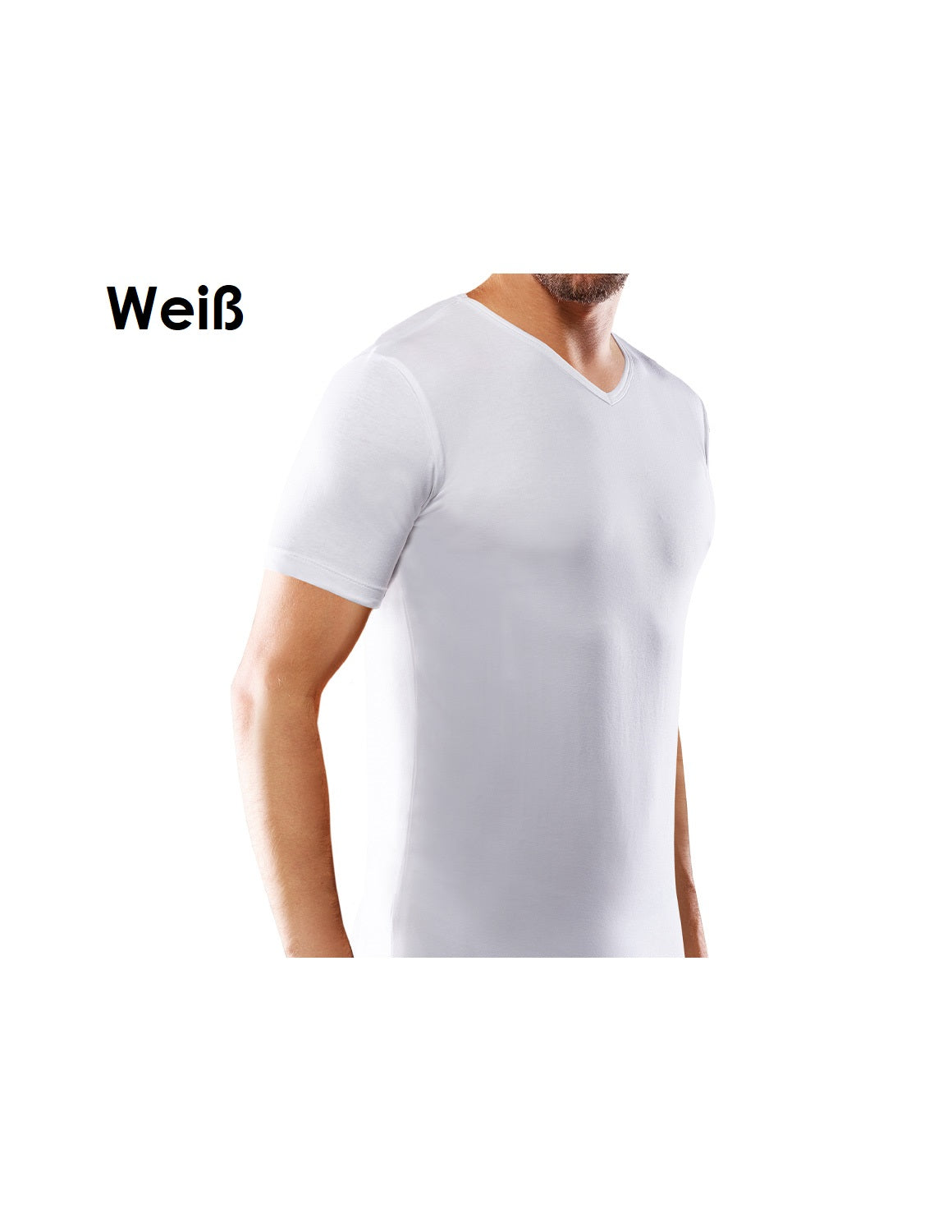 ROHNER Basic Men T-Shirt V-Neck Unterhemd Herren