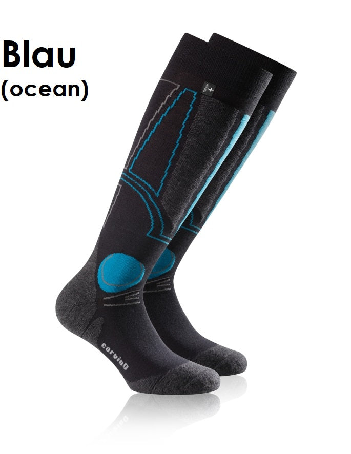 ROHNER Carving Ski Socks Left & Right Men's Unisex Ski Socks