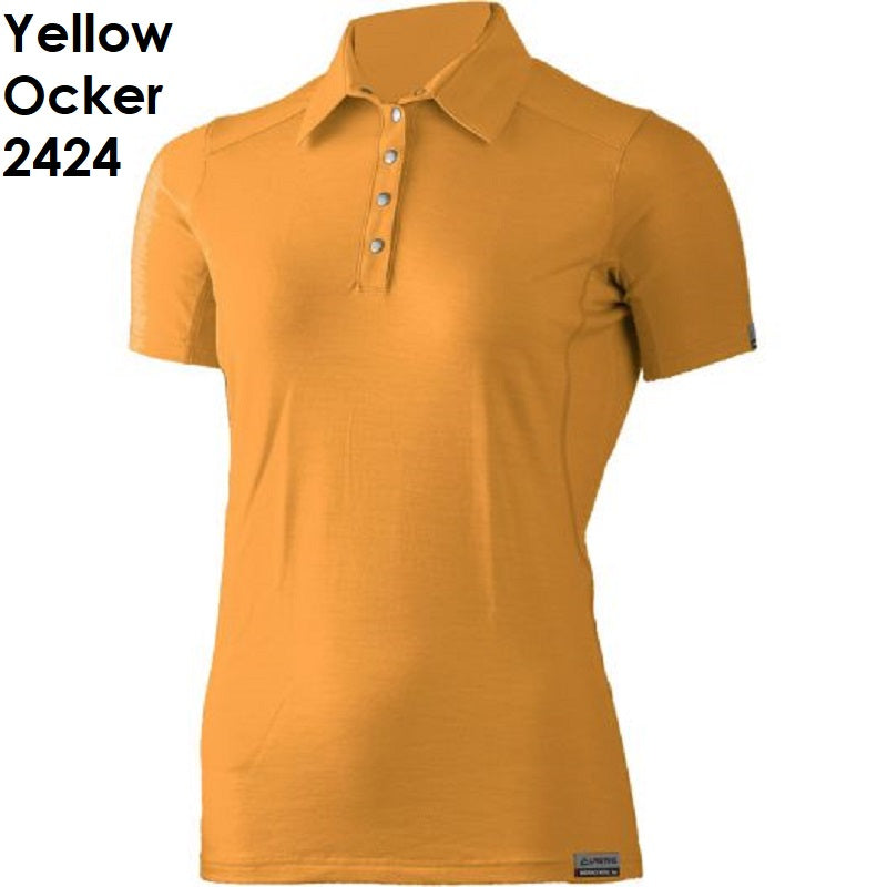 LASTING ALISA Merino Polo-Shirt Damen