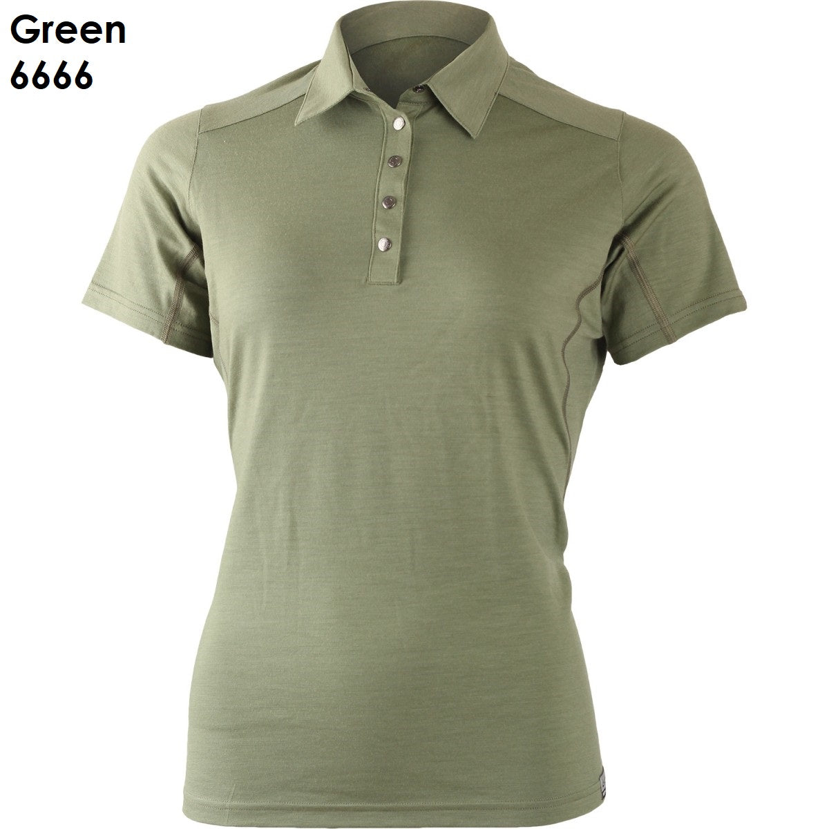 LASTING ALISA Merino Polo-Shirt Damen