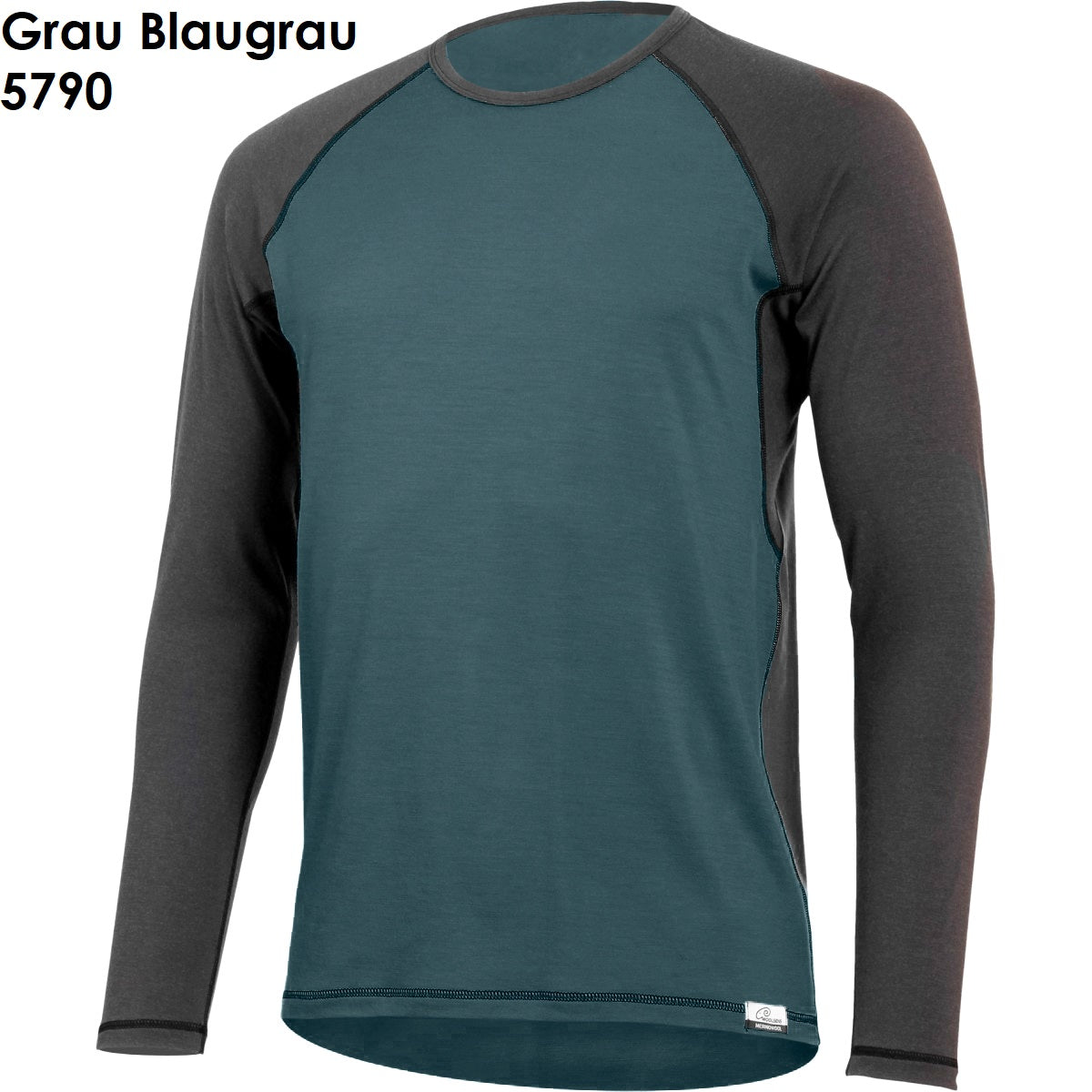 LASTING MARIO Merino Jersey Langarm-Shirt Herren
