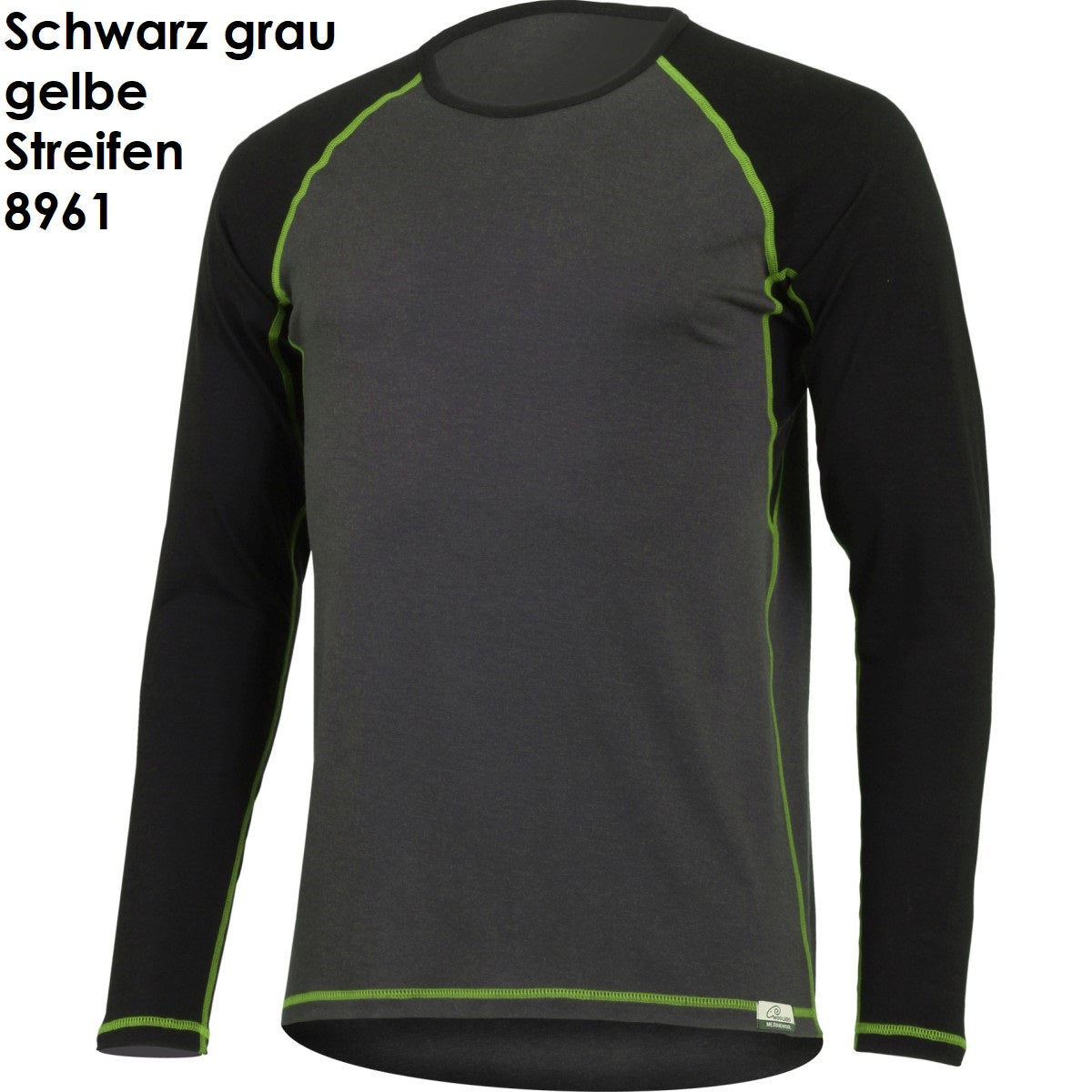 LASTING MARIO Merino Jersey Langarm-Shirt Herren