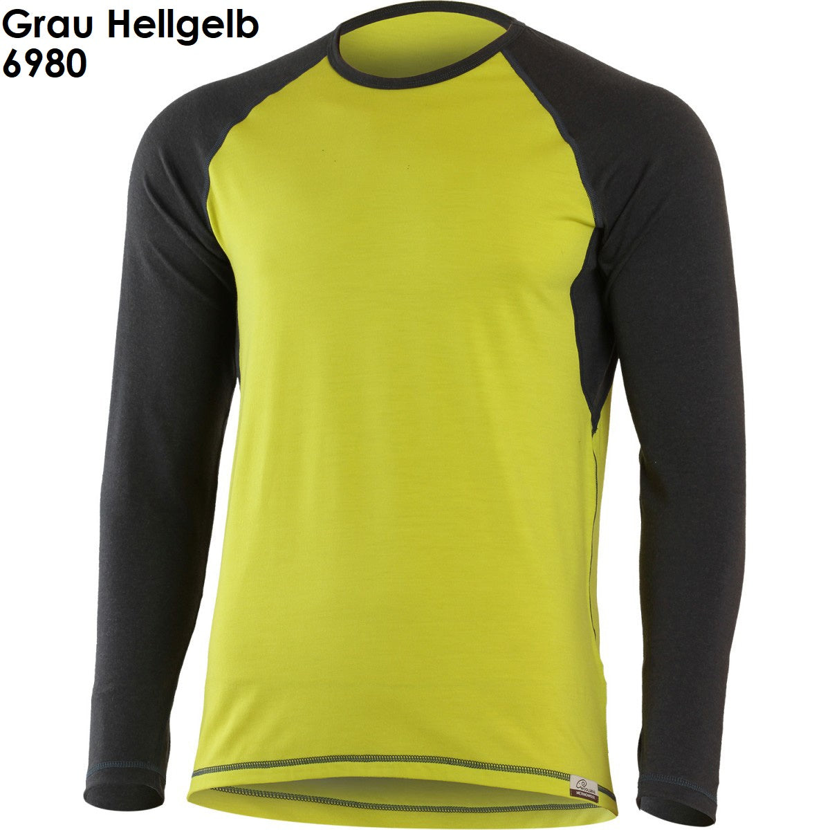 LASTING MARIO Merino Jersey Langarm-Shirt Herren
