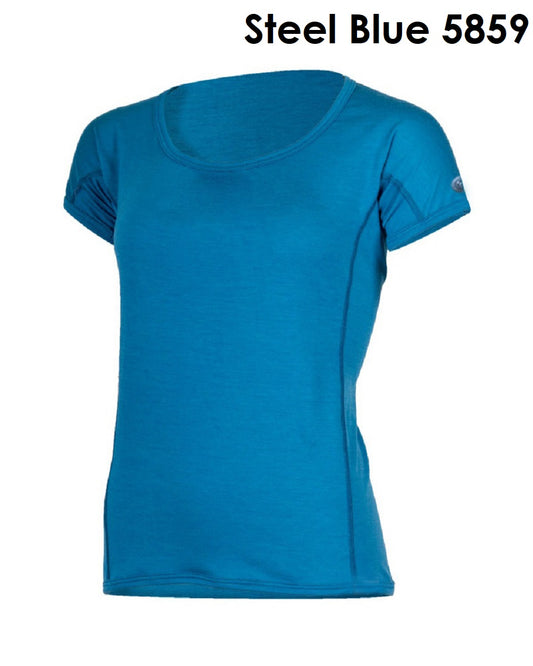 LASTING MONA 100 % Merinowolle Sport-T-Shirt Damen