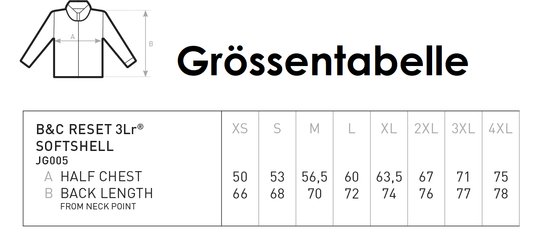 B&C Outerwear Reset 3Lr 10.000 mm wasserdichte Softshelljacke Damen Herren Unisex