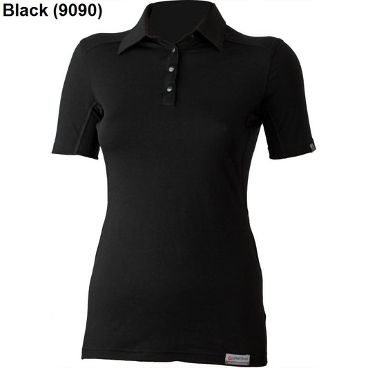 LASTING ALISA Merino Polo-Shirt Damen