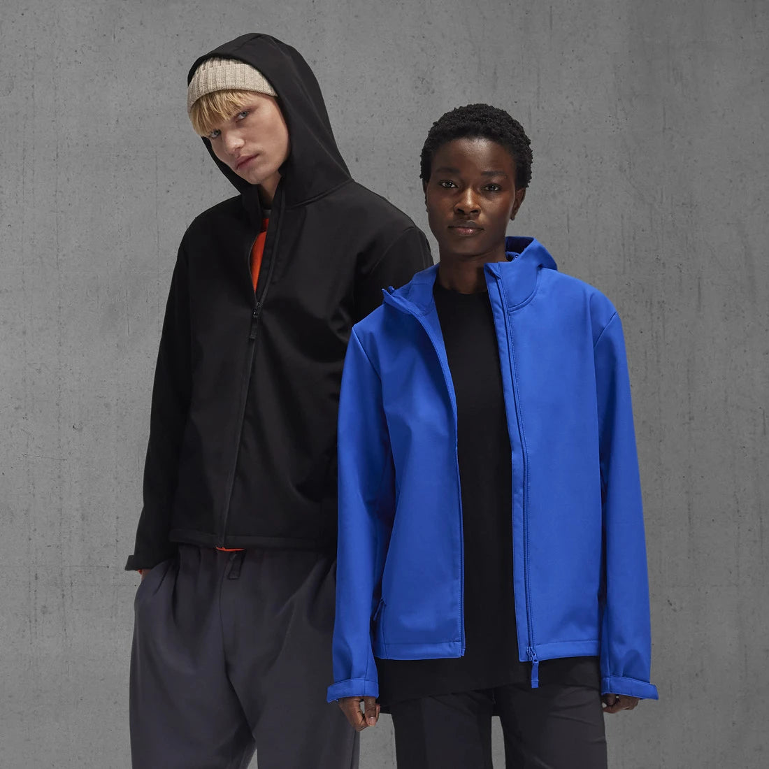 B&C Outerwear Reset 3Lr 10.000 mm wasserdichte Hoody Softshelljacke Damen Herren Unisex