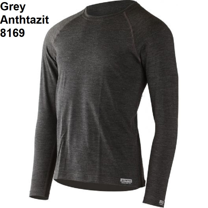 LASTING ATAR Merino Jersey Langarm-Shirt Herren