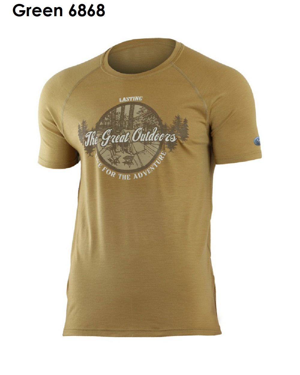 LASTING LUCAS Merino T-Shirt Herren mit Print