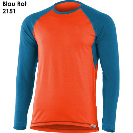 LASTING MARIO Merino Jersey Langarm-Shirt Herren