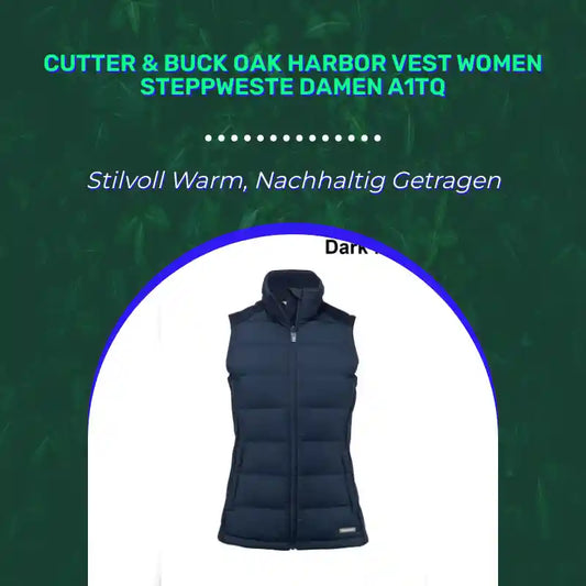 CUTTER & BUCK Oak Harbor Vest Women Steppweste Damen A1TQ by@Outfy