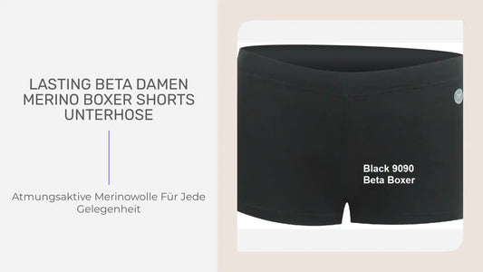 LASTING BETA Damen Merino Boxer Shorts Unterhose by@Outfy