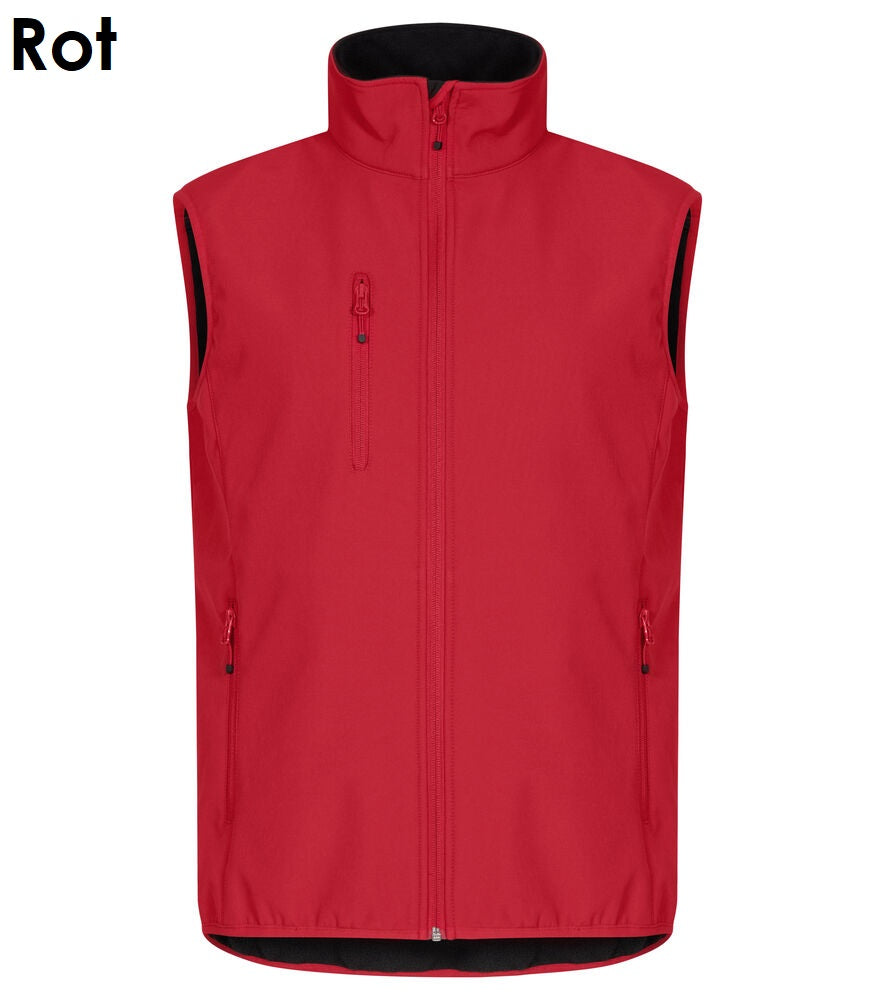 CLIQUE Classic Herren Softshell Weste wasserdicht