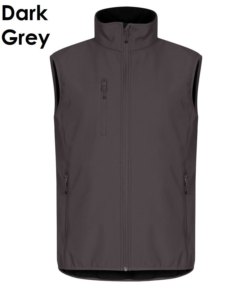 CLIQUE Classic Herren Softshell Weste wasserdicht
