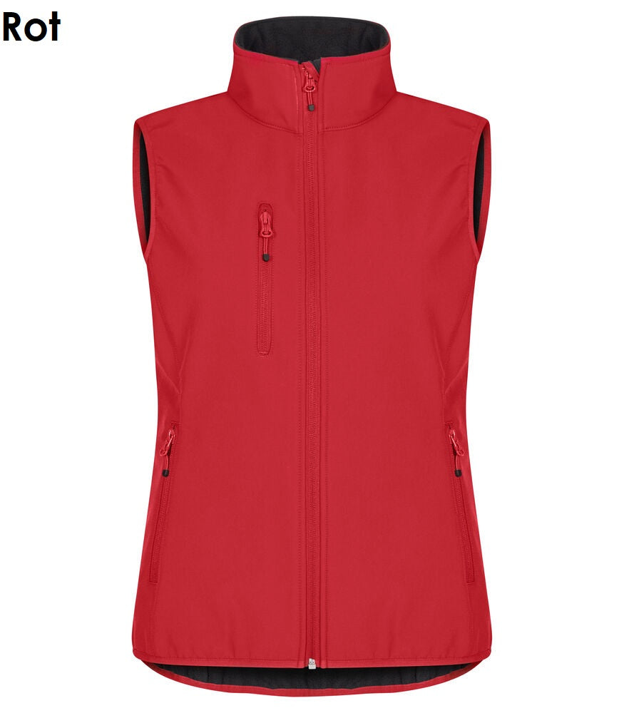 CLIQUE Classic Damen Softshell Weste wasserdicht