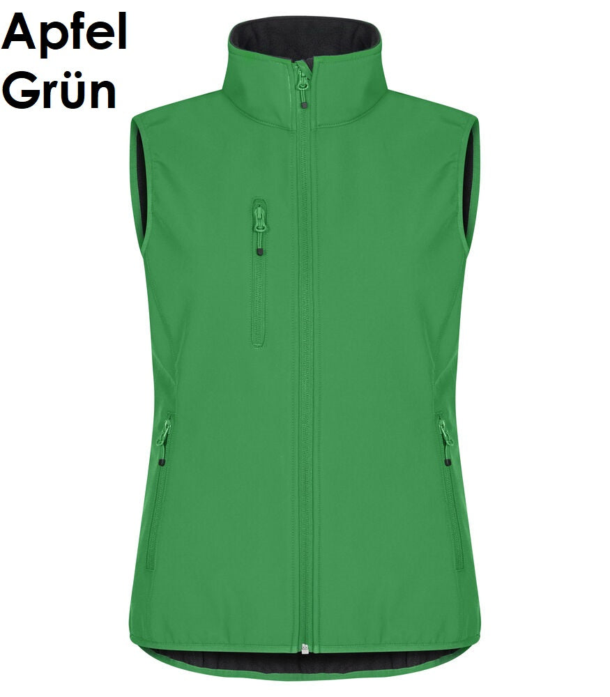 CLIQUE Classic Damen Softshell Weste wasserdicht