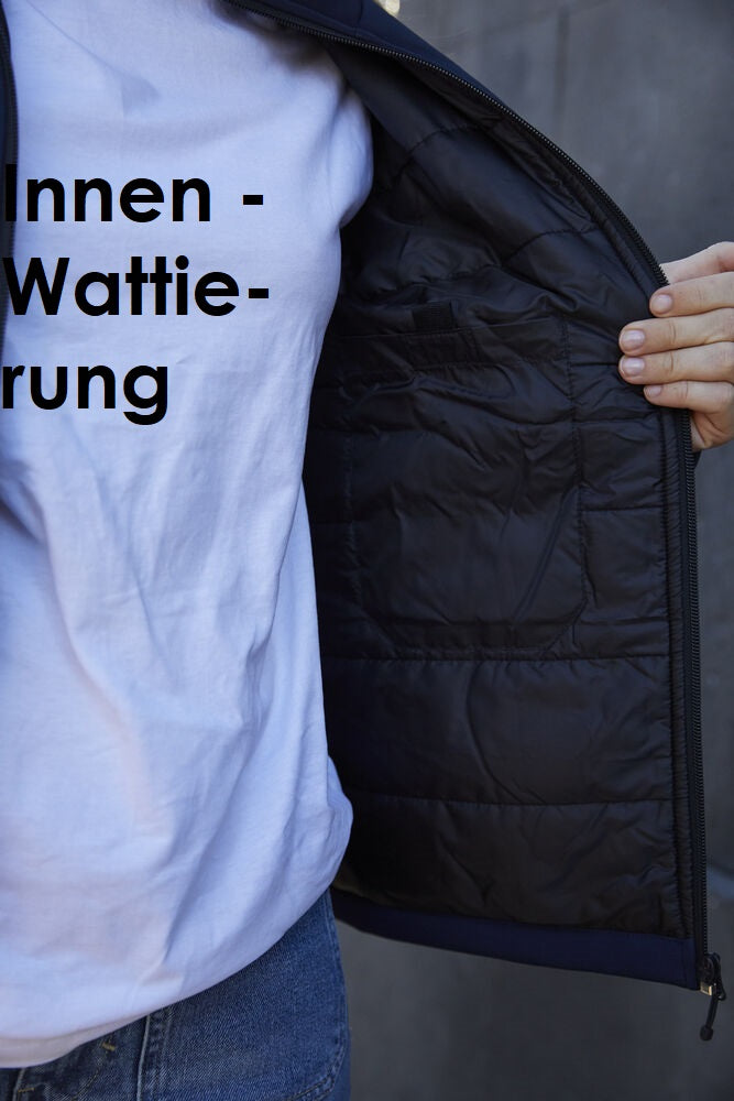 CLIQUE Padded wattierte Softshelljacke Herren wasserfest