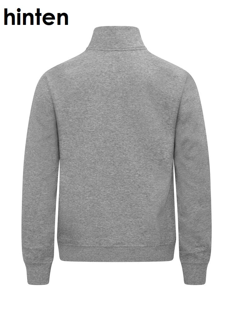 CLIQUE Miami Half Zipp Sweatshirt Herren, Unisex, Damen