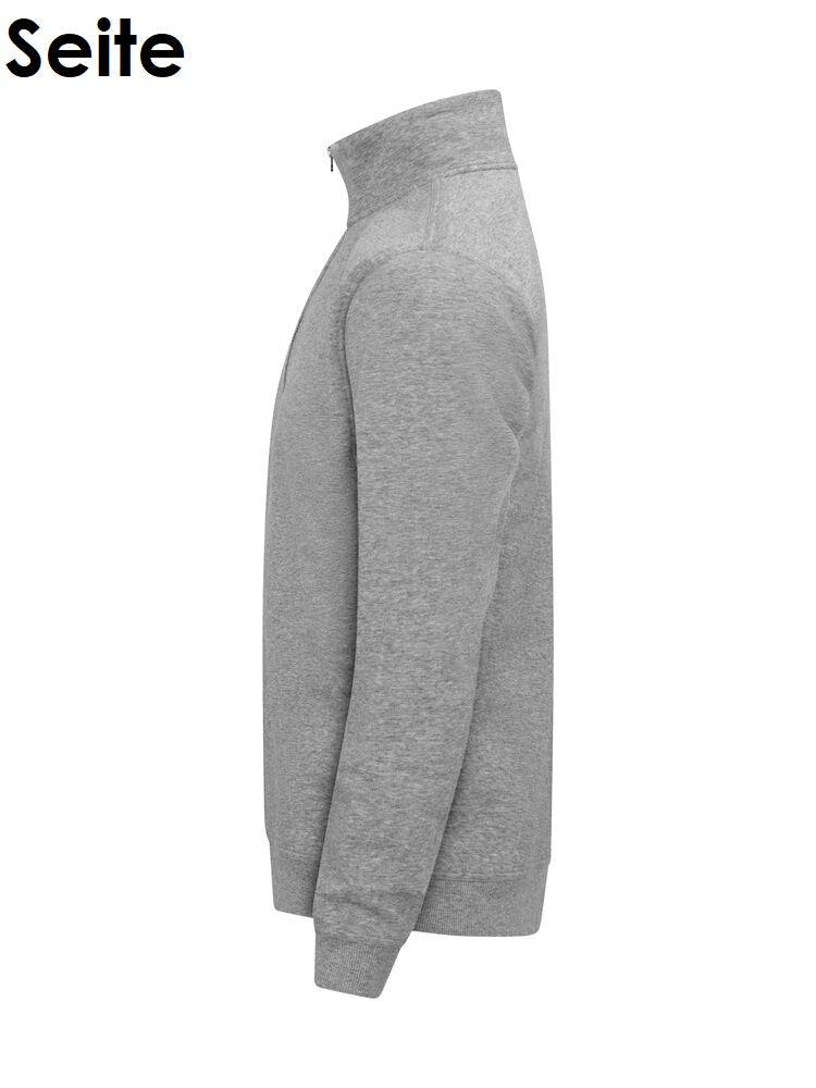 CLIQUE Miami Half Zipp Sweatshirt Herren, Unisex, Damen