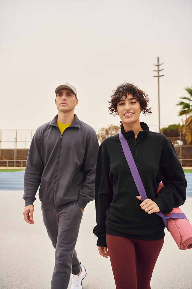 CLIQUE Miami Half Zipp Sweatshirt Herren, Unisex, Damen