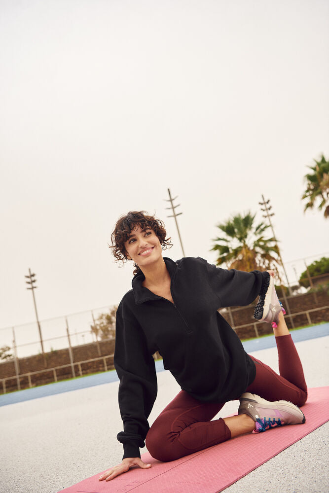 CLIQUE Miami Half Zipp Sweatshirt Herren, Unisex, Damen