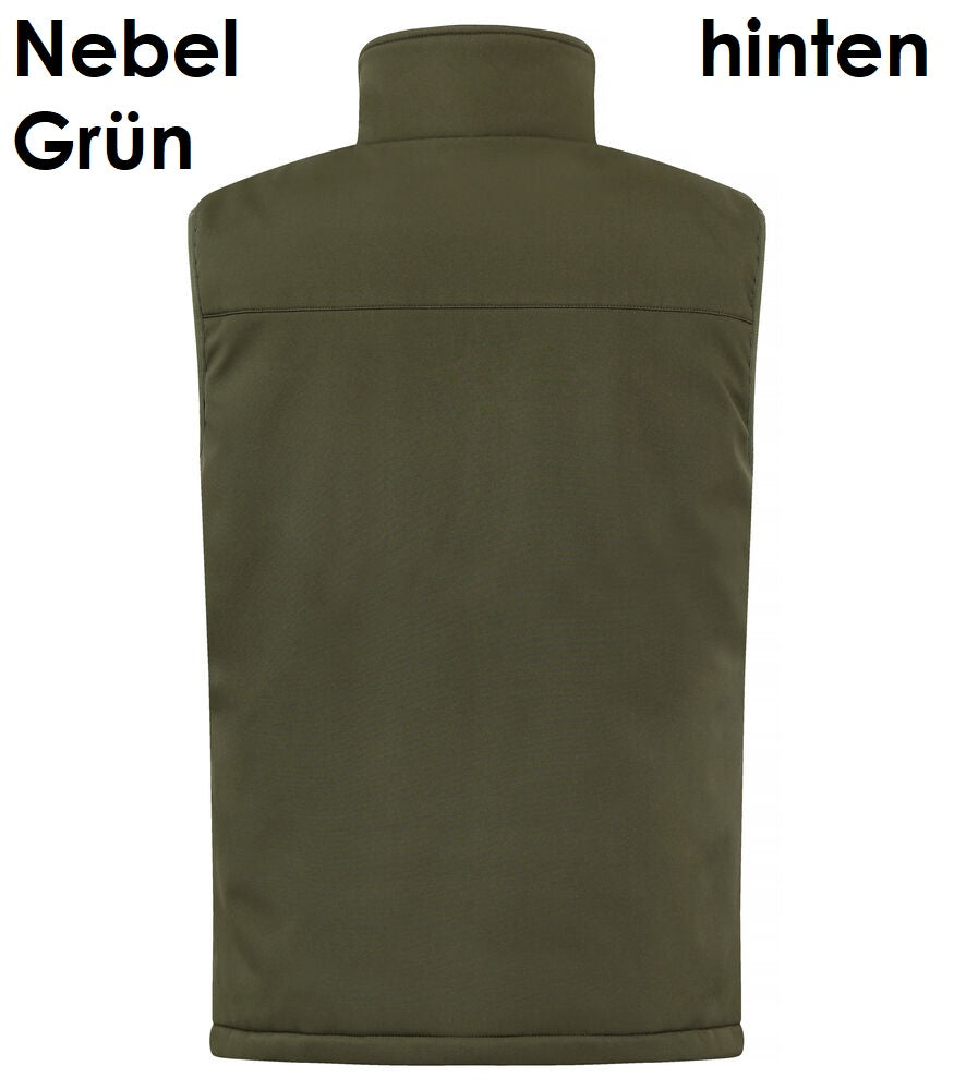CLIQUE Padded wattierte Softshellweste Herren wasserfest