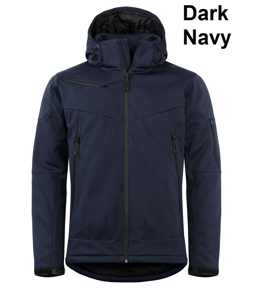 CLIQUE Grayland Softshelljacke wattierte wasserdichte Jacke  Herren