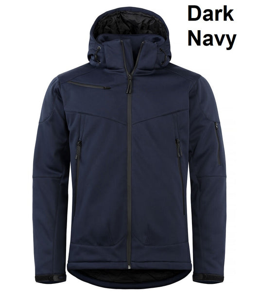 CLIQUE Grayland Softshelljacke wattierte wasserdichte Jacke  Herren