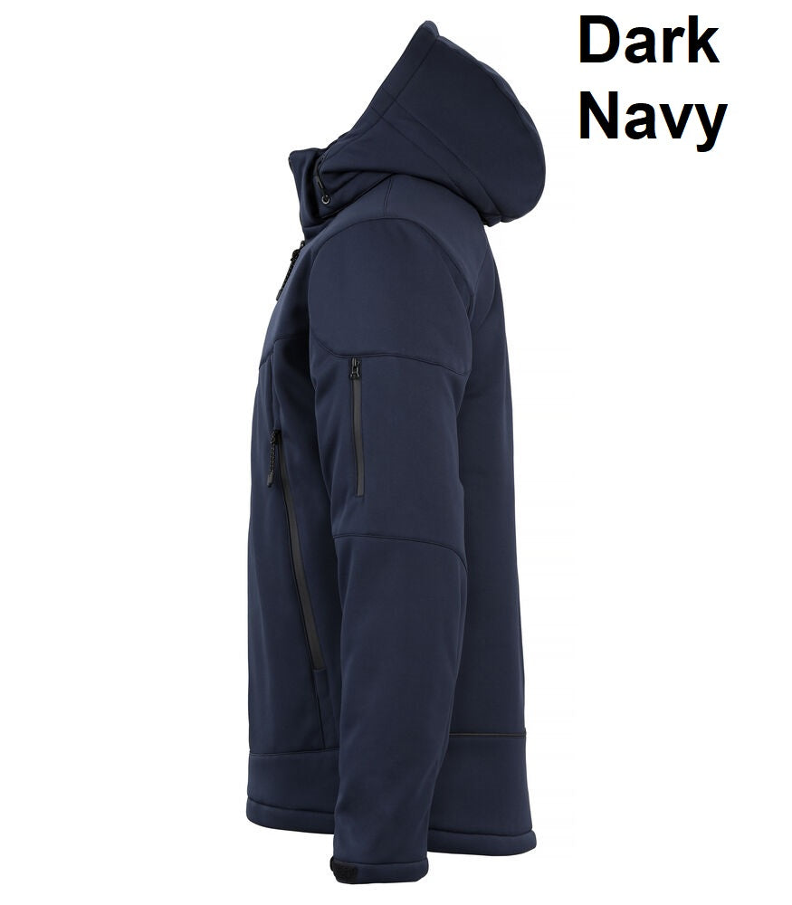 CLIQUE Grayland Softshelljacke wattierte wasserdichte Jacke  Herren