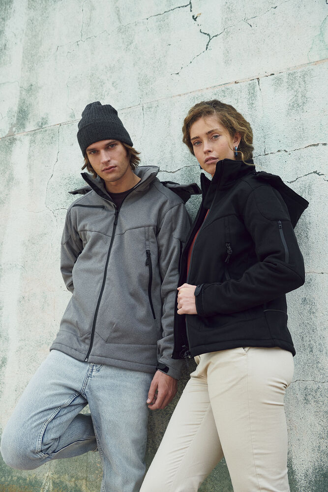 CLIQUE Grayland Softshelljacke wattierte wasserdichte Jacke  Herren