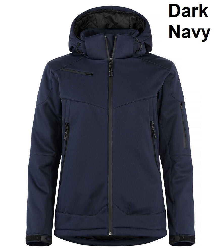 CLIQUE Grayland Damen Softshelljacke wattierte wasserdichte Jacke