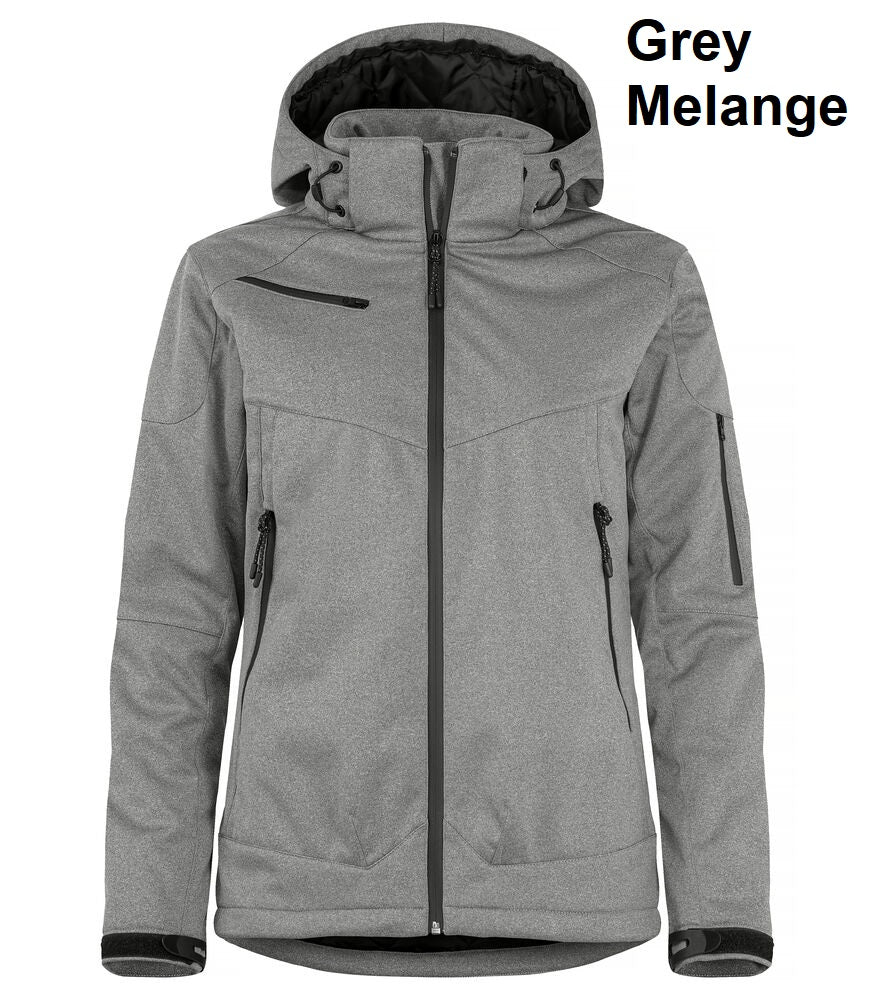 CLIQUE Grayland Damen Softshelljacke wattierte wasserdichte Jacke