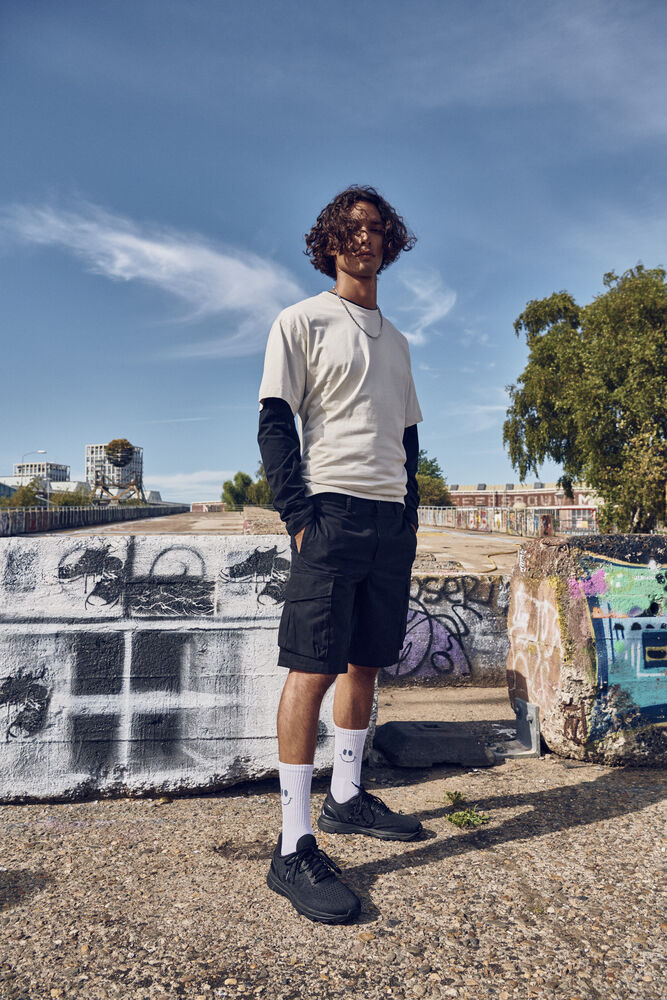 Clique Cargo Herren Shorts 100 % Bio-Cotton Unisex