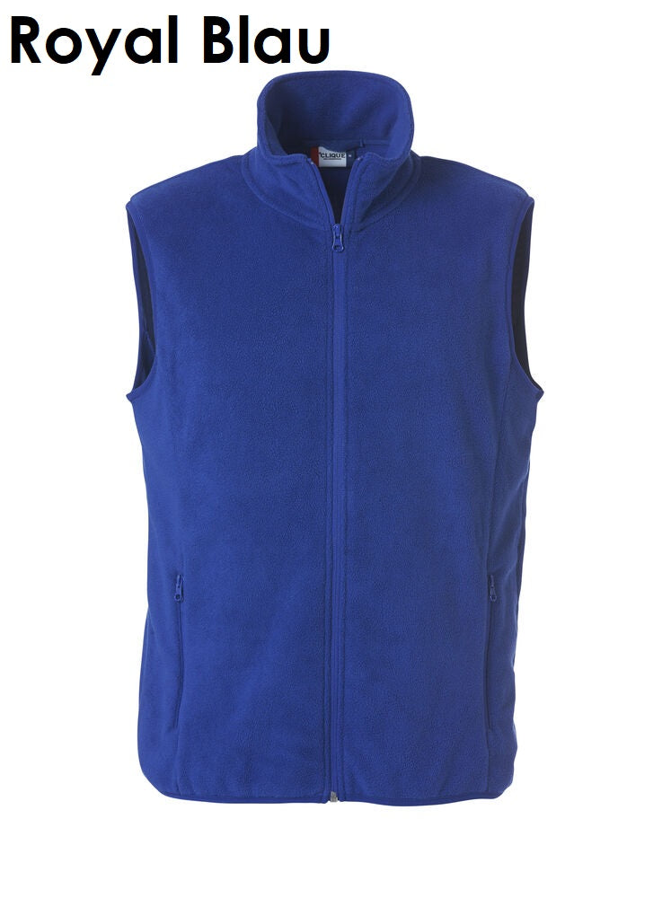 CLIQUE Polar Fleece Full Zip Fleeceweste Herren, Unisex