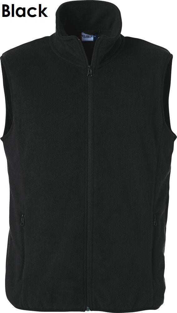 CLIQUE Polar Fleece Full Zip Fleeceweste Herren, Unisex