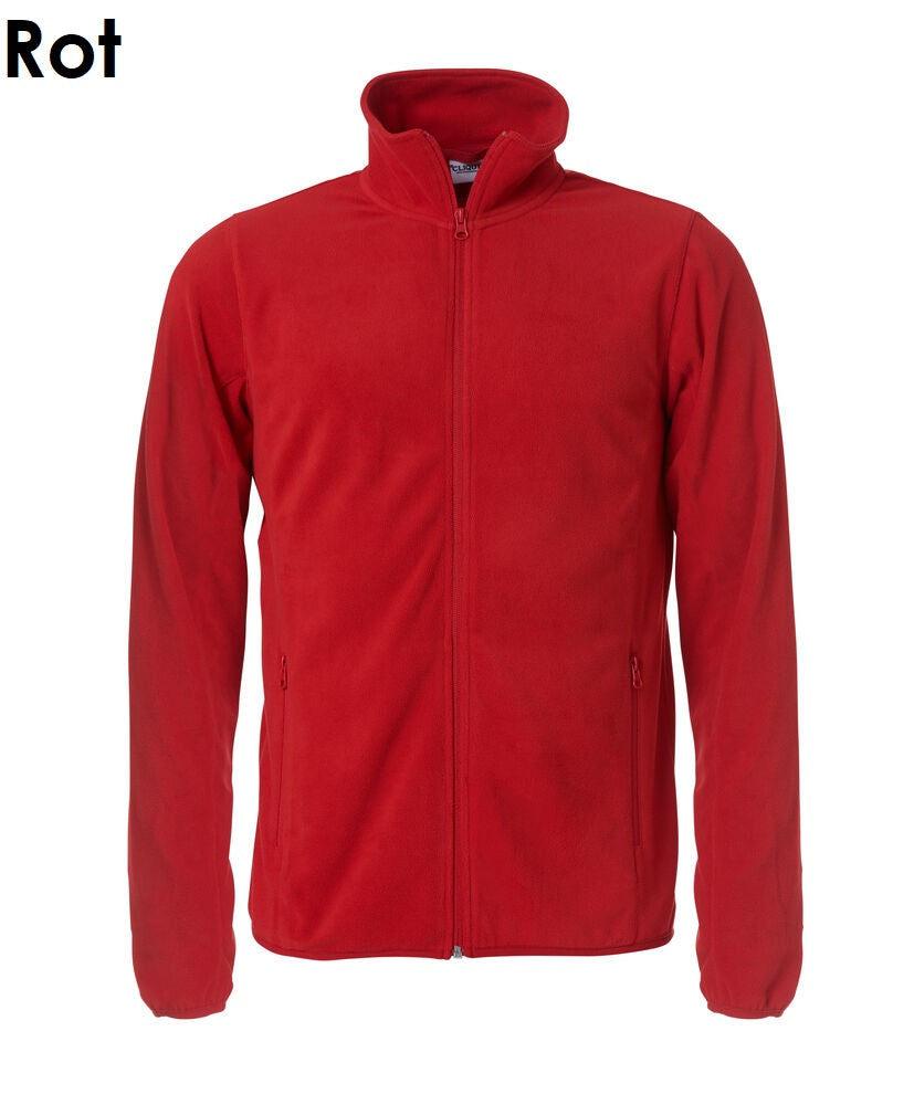 CLIQUE Basic Microfleece Full Zip Fleecejacke Herren