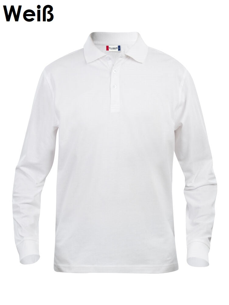 Clique Classic Lincoln Polo Poloshirt met lange mouwen voor heren