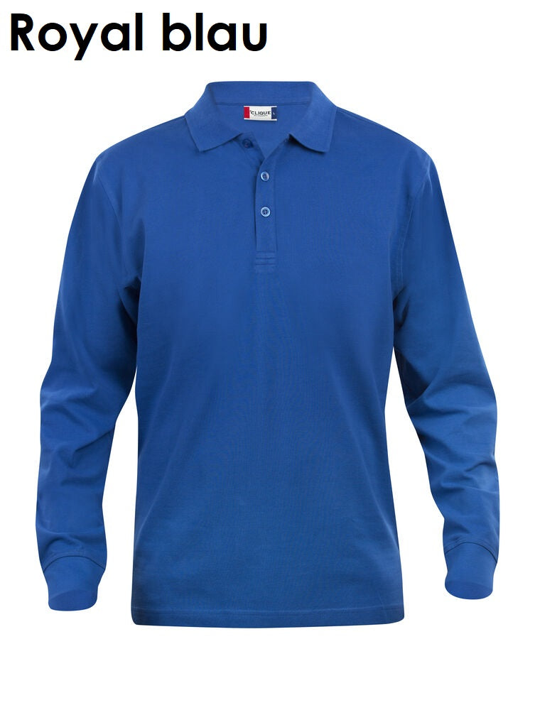 Clique Classic Lincoln Polo Poloshirt met lange mouwen voor heren