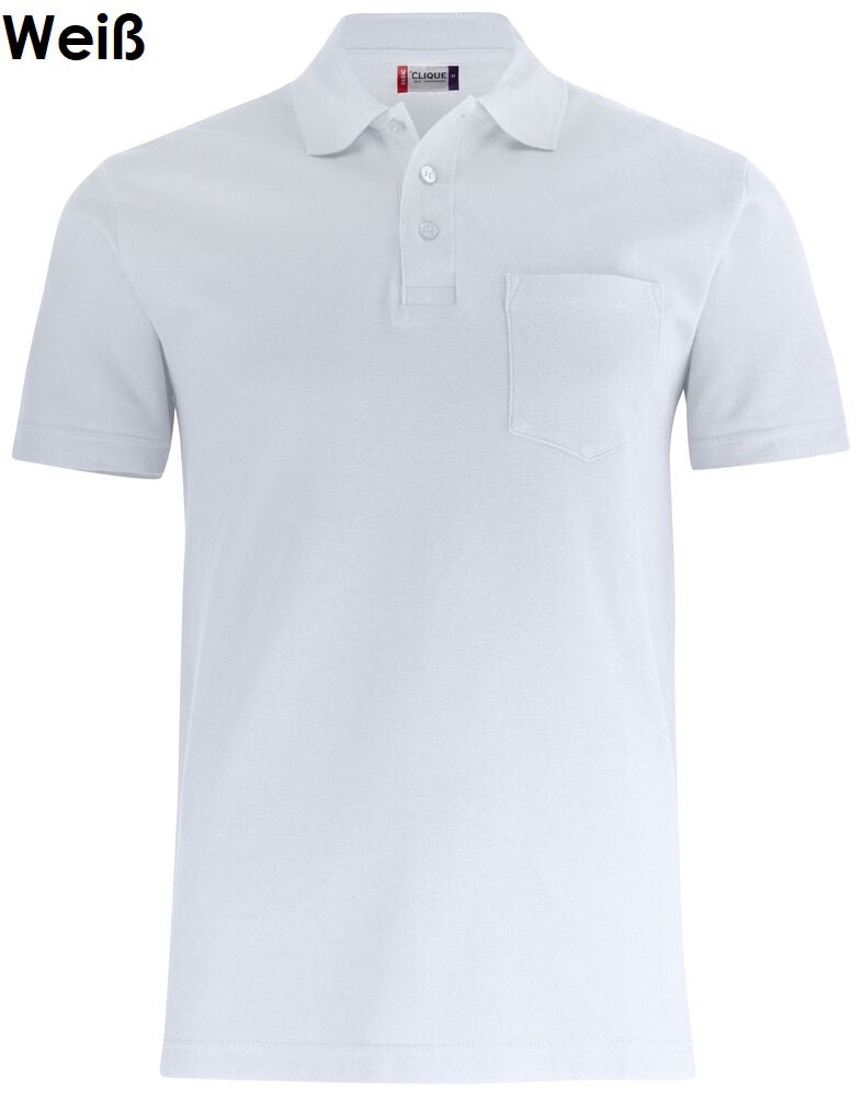 CLIQUE Basic Polo Heren Polo Shirt met Zak