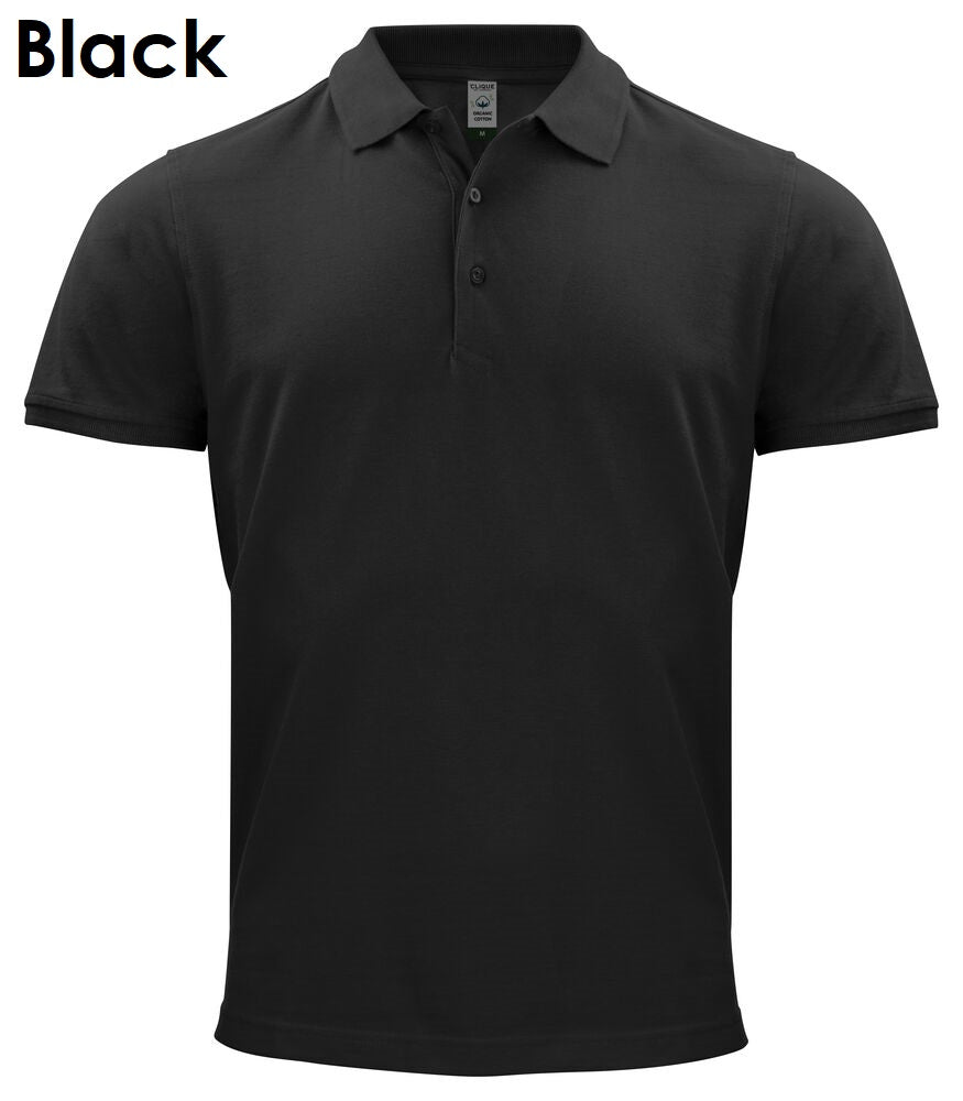 Clique Classic OC Polo 100% biologisch katoenen poloshirt met korte mouwen voor heren
