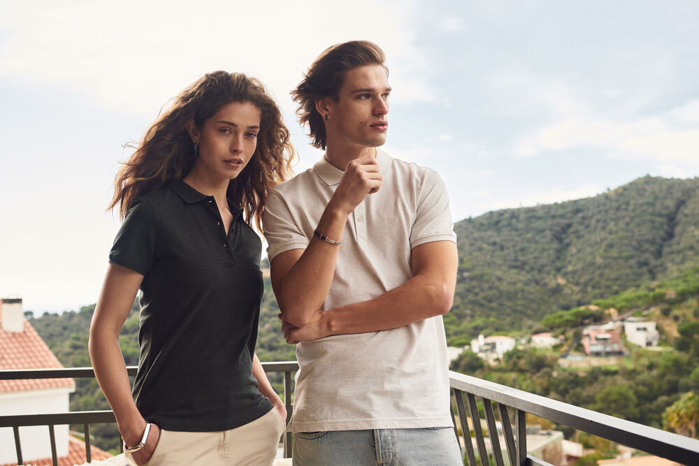 Clique Classic OC Polo 100% biologisch katoenen poloshirt met korte mouwen voor heren