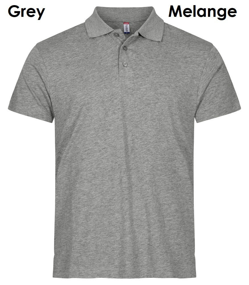CLIQUE Single Jersey Polo Heren Unisex Poloshirt