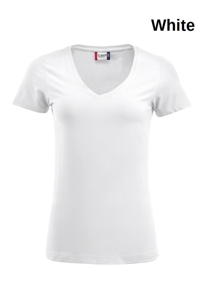 Clique ARDEN Kirzarm  V-Neck Damen T-Shirt