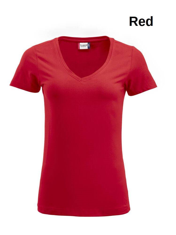 Clique ARDEN Kirzarm  V-Neck Damen T-Shirt