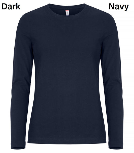 CLIQUE Premium Fashion-T Damen Langarm T-Shirt