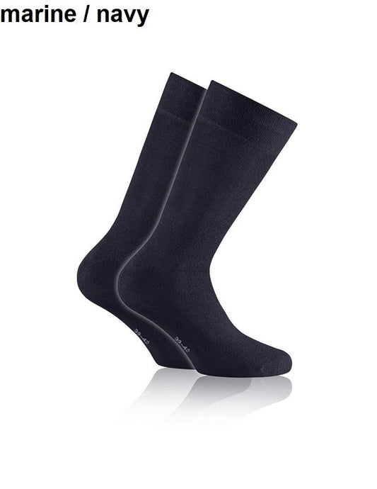 Rohner Basic, Bambus Socken Herren Unisex 2er Pack