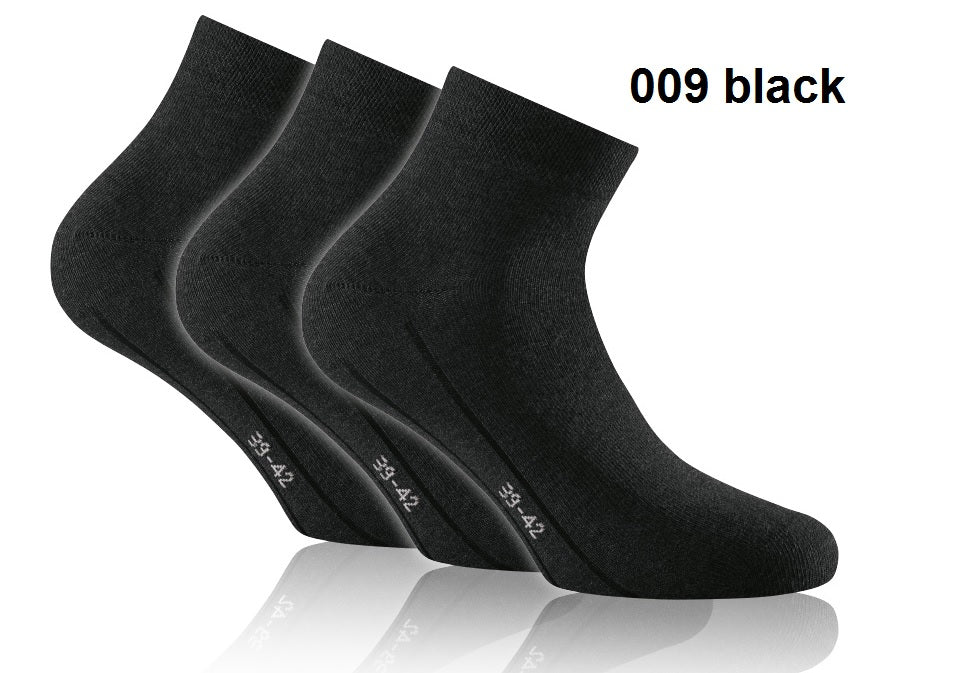 Rohner Basic Herren Unisex Socken  Sneaker Plus 3 Paar
