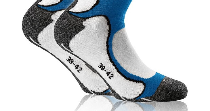 Rohner Basic Run hardloop- en wandelsokken voor heren/unisex, 2-pack