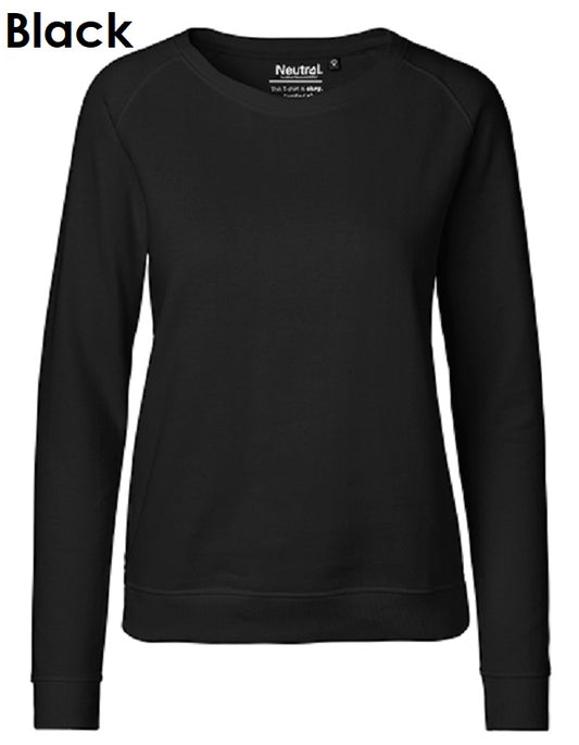 Neutrale Fairtrade dames sweater, 100% biologisch katoen